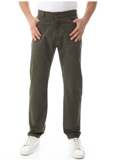 Andora Straight Leg Gabardine Pants_Dark Green  - Image 5