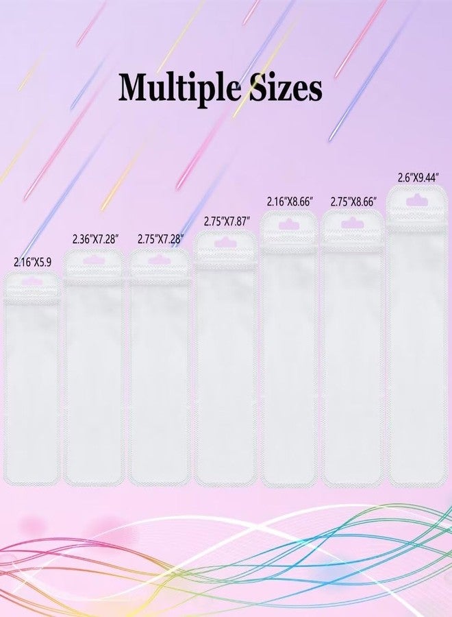 BOBECI 100 Pcs Beadable Pen Packaging Bags for Small Business, Clear Pen Bag for Bead Pens, Ziplock Smell Proof Storage Bags for Packaging Lipgloss, Jewelry, Cosmetic,Candy 2.75X8.66inch - Image 5