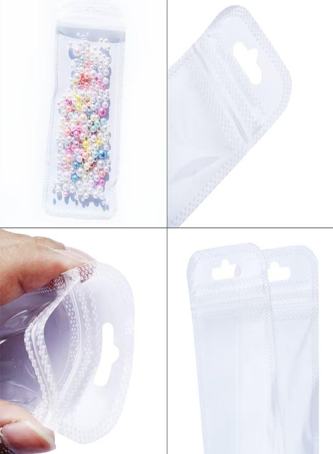 BOBECI 100 Pcs Beadable Pen Packaging Bags for Small Business, Clear Pen Bag for Bead Pens, Ziplock Smell Proof Storage Bags for Packaging Lipgloss, Jewelry, Cosmetic,Candy 2.75X8.66inch - Image 3
