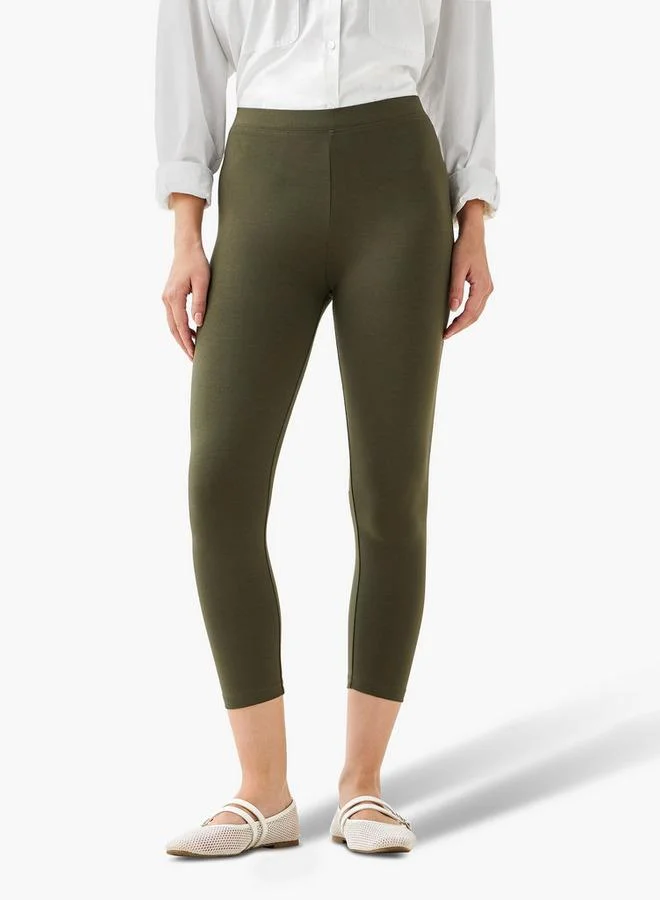 Splash FAV High Rise 3/4 Length Leggings with Elasticated Waistband