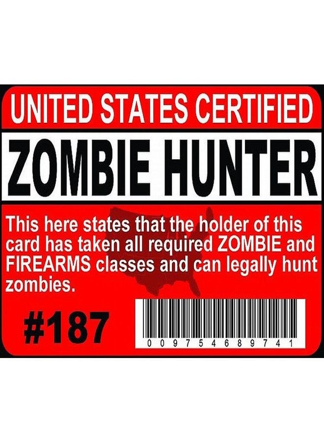Signs 4 Fun Parody ID | Zombie Hunter Driver’s License | Fake ID Novelty Card | Collectible Trading Card Driver’s License | Novelty Gift for Holidays | Made in the USA