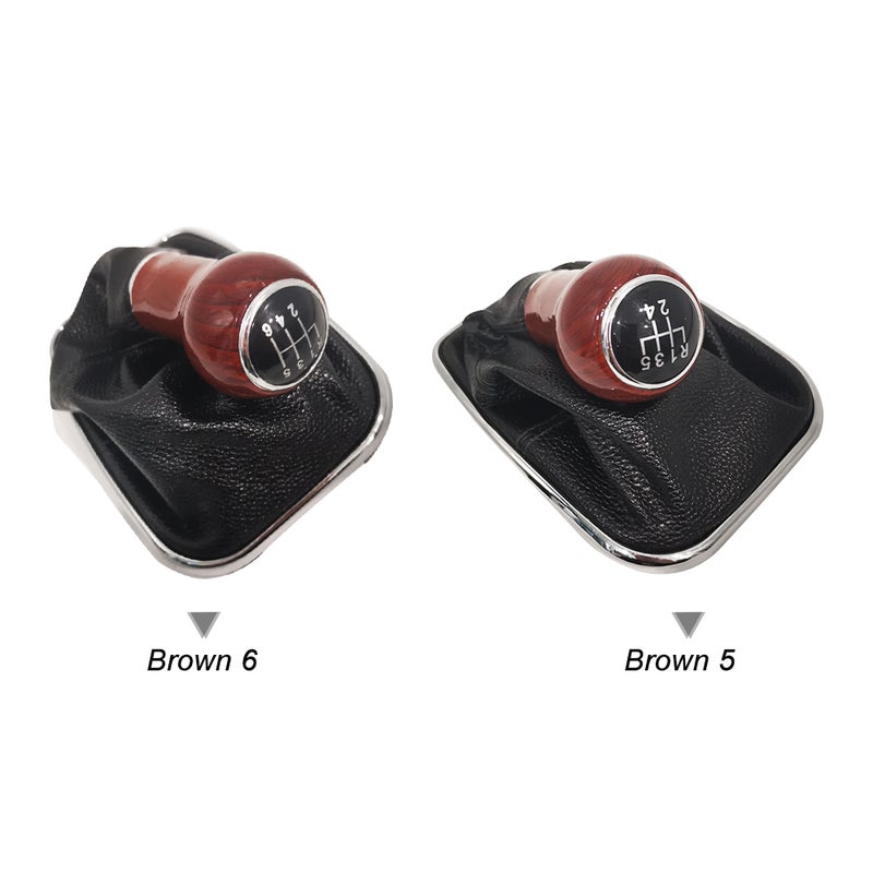 5 Speed Gear Shift Knob Gaitor Boot Black Replacement for VW Golf Bora Jetta GTi MK4 1999-2004 - Image 3