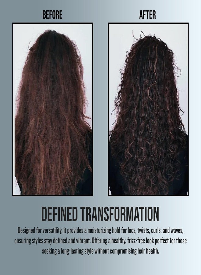 Curls & Naturals Curl Defining Custard- Styling Gel W/Shea Butter, Natural Honey, and Almond Oil - Smooths and Moisturizes Hair - Curl Enhancer For Defined Styles - Hair Styling Cream - Image 2