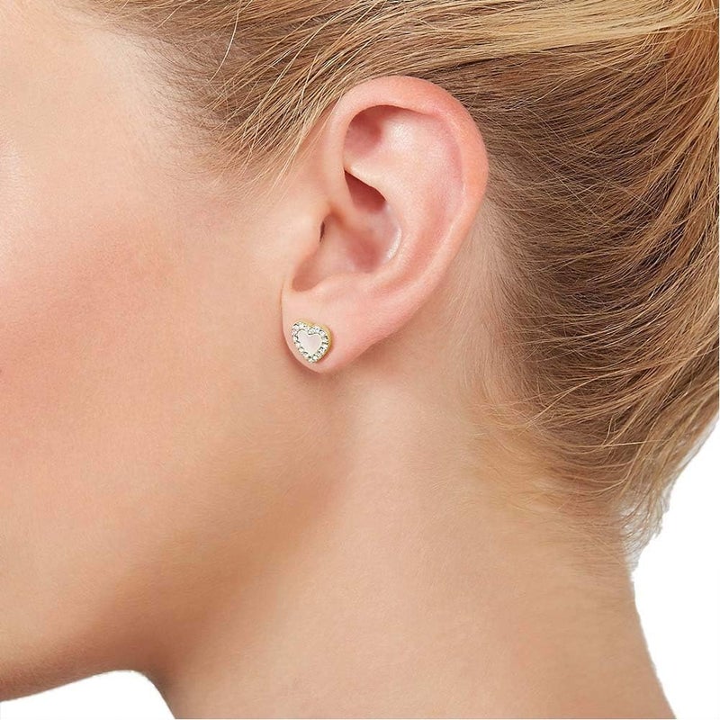 Fossil Women's Gold-Tone Vintage Glitz Stud Earring, JF03215710 - Image 3