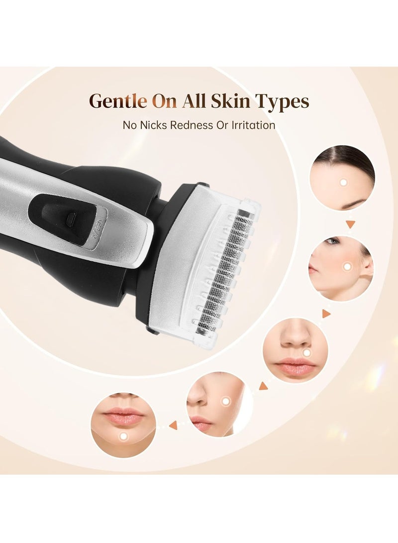 DINGLING Dinging RSCW-416 Electric Shaver Cordless Wet, Dry Floating Heads, Pop-Up Trimmer Precision Shaving - Image 3