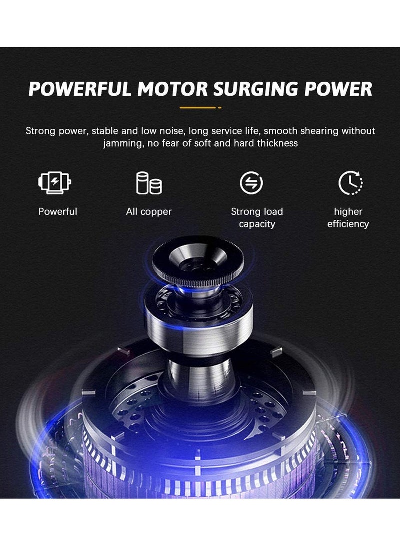 DINGLING Dinging RSCW-416 Electric Shaver Cordless Wet, Dry Floating Heads, Pop-Up Trimmer Precision Shaving - Image 4