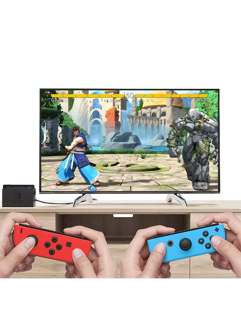 Sweet seven Wireless Joy Con Controller for Nintendo Switch/Lite/OLED - Dual Vibration, Motion Control, Wake-up Support - Replacement Joy Pad  - Image 2