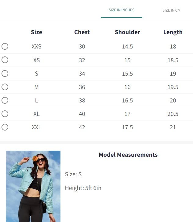 The Souled Store| Solids: Aqua Women and Girl Jackets|Full Sleeve|Regular fit Solid| 100% Polyester Sky Blue Color Women Puffer Jackets - Image 4