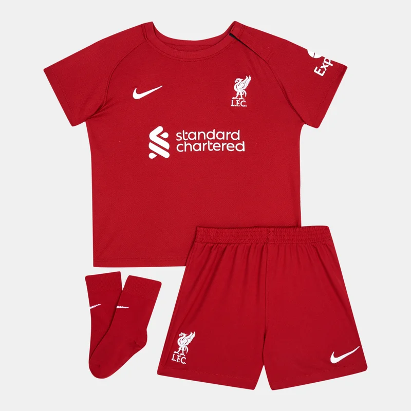 Nike Kids' Liverpool F.C. Home Football Set - 2022/23 (Baby And Toddler)