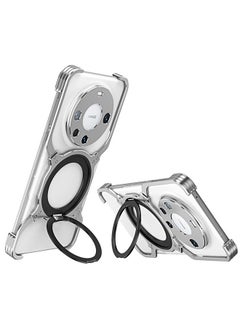 Zaboon Case For Huawei Mate 60 Mechanical Arm Borderless MagSafe Holder Metal Phone Case  - Image 1