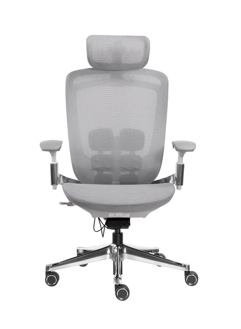 DAMONS Ergonomic High Back Mesh Office Chair with Adjustable Headrest and Armrests, Breathable Back Support, Swivel Task Chair for Home and Office - Image 3