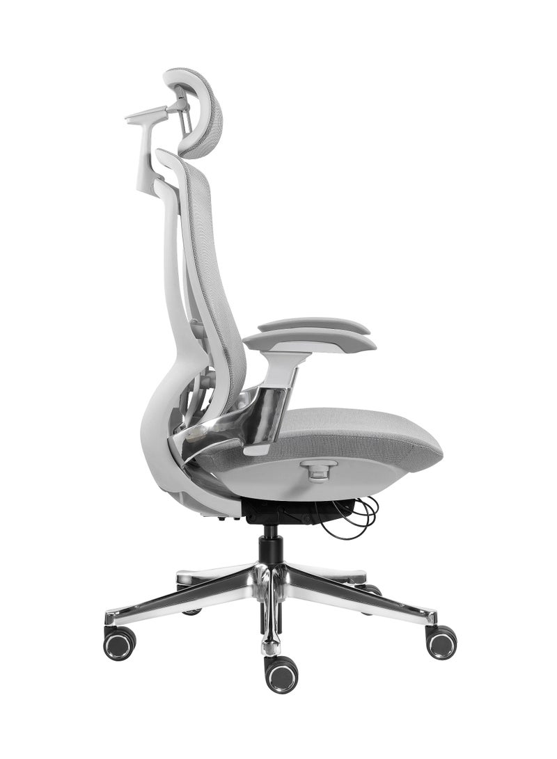 DAMONS Ergonomic High Back Mesh Office Chair with Adjustable Headrest and Armrests, Breathable Back Support, Swivel Task Chair for Home and Office - Image 4