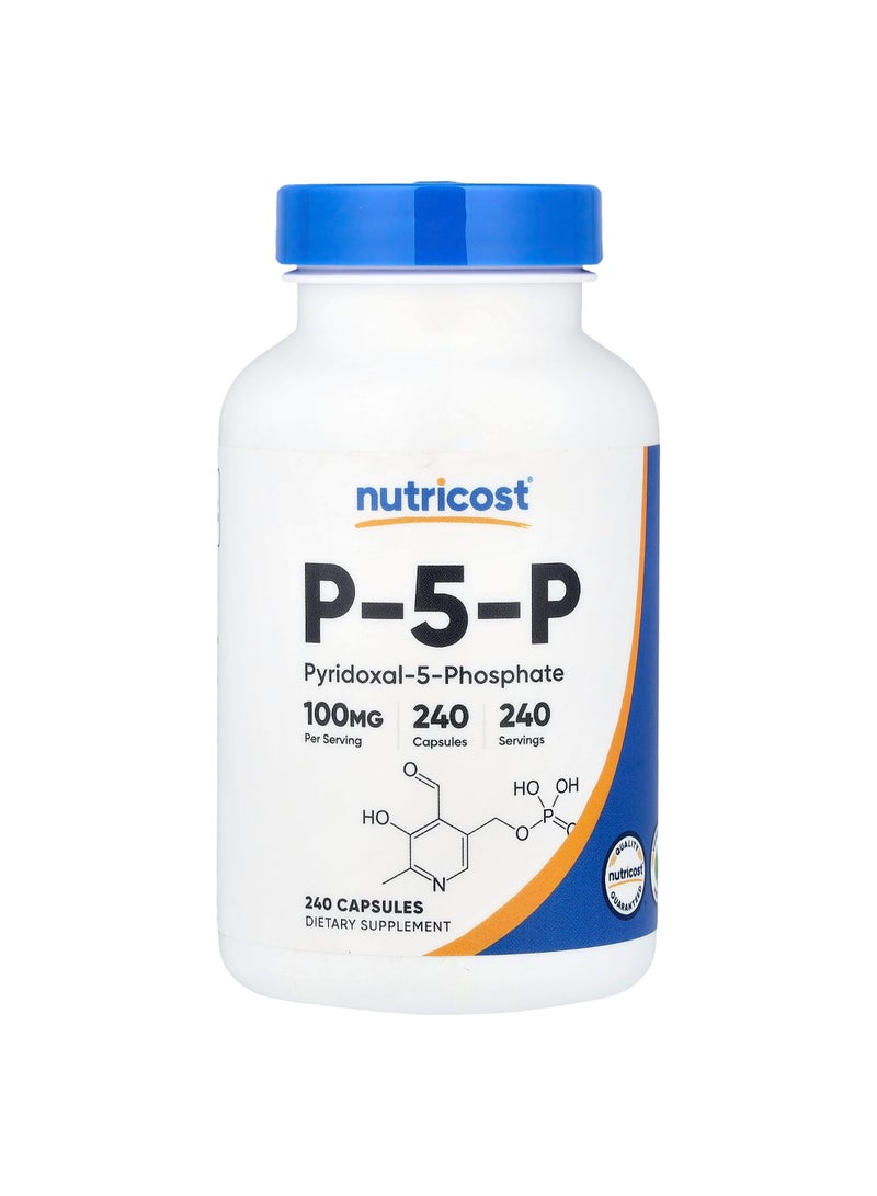 Nutricost P-5-P, 100 mg, 240 Capsules