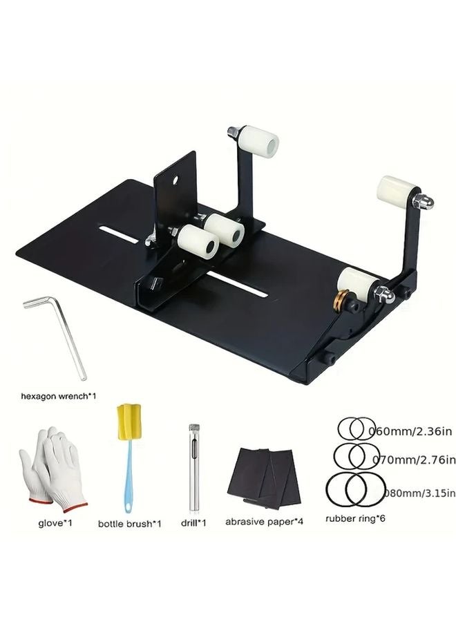 Black Precision Glass Bottle Cutter Tool For DIY Craft Wine Bottles - Image 1