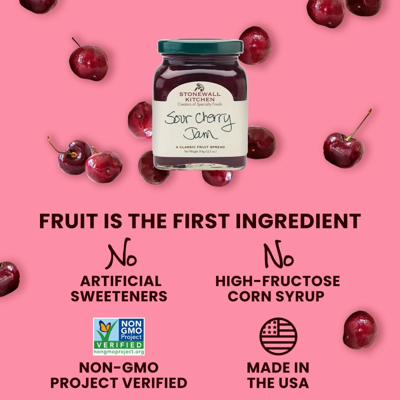 Stonewall Kitchen Sour Cherry Jam, 12.5 Ounces - Image 4