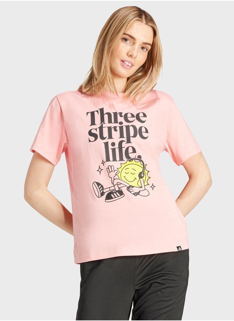 Adidas Positive Graphic T-Shirt  - Image 1