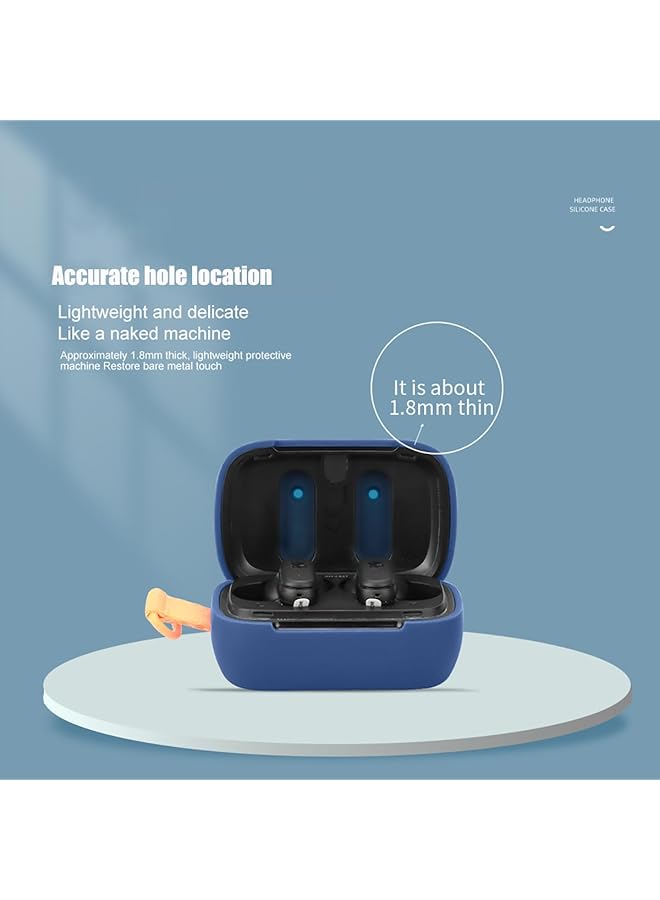 erorex Silicone Case Compatible With Skullcandy Dime 3 Protective Cover For Headphones Black - Image 2