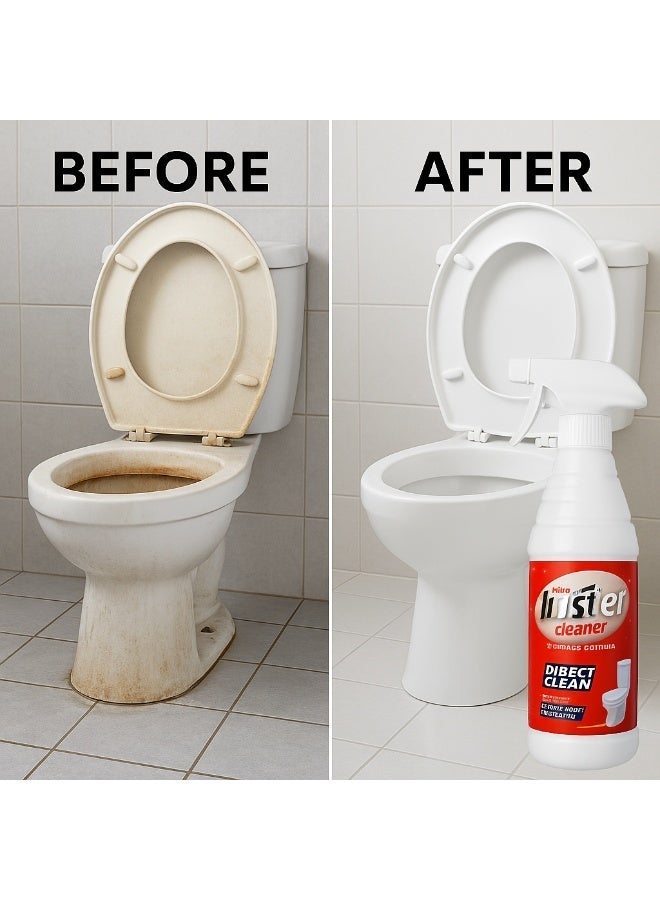 Luster Eg Luster Magic Bathroom Cleaner – Concentrated Power Removes Limescale & Rust Highly Effective – Ceramic & Metal Safe – Lasting Shine – 600ml - Image 2