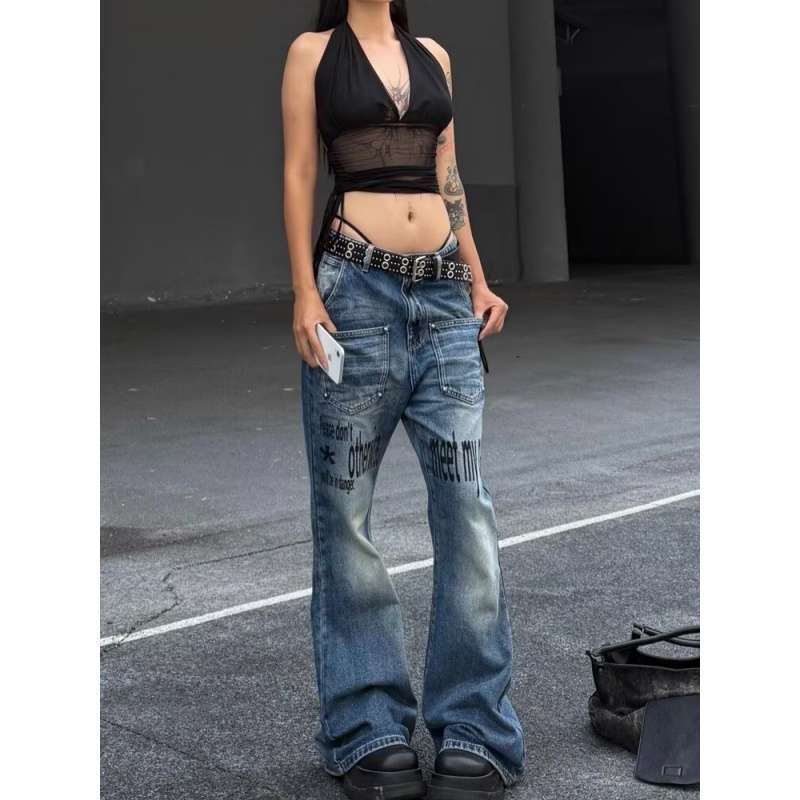 Unisex Casual Daily Denim Jeans - Image 2