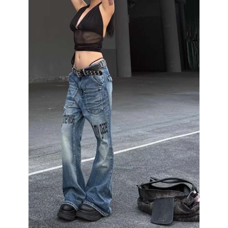 Unisex Casual Daily Denim Jeans - Image 4