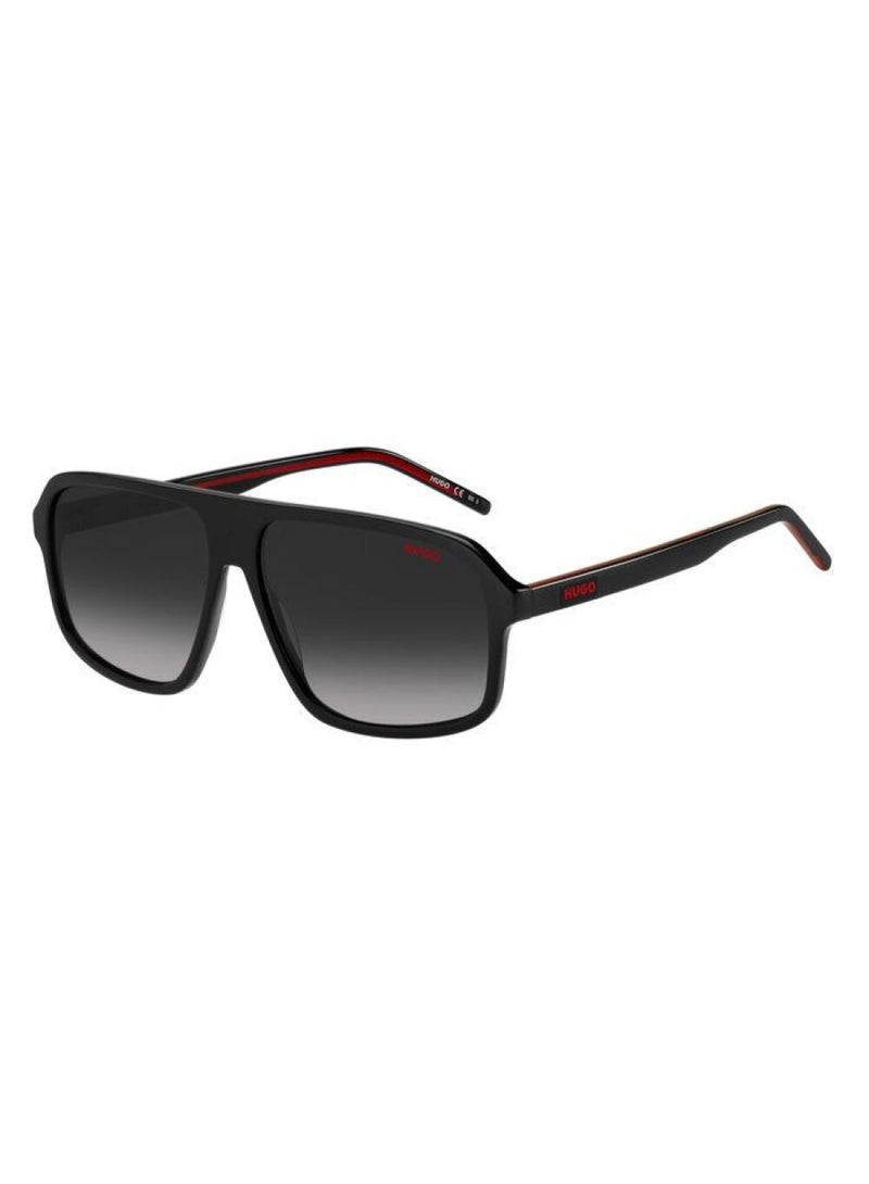 HUGO BOSS Hugo Boss HG 1195/S 807/9O Men’s Aviator Sunglasses – 60 mm Black Frame – UV400 Protection  - Image 1