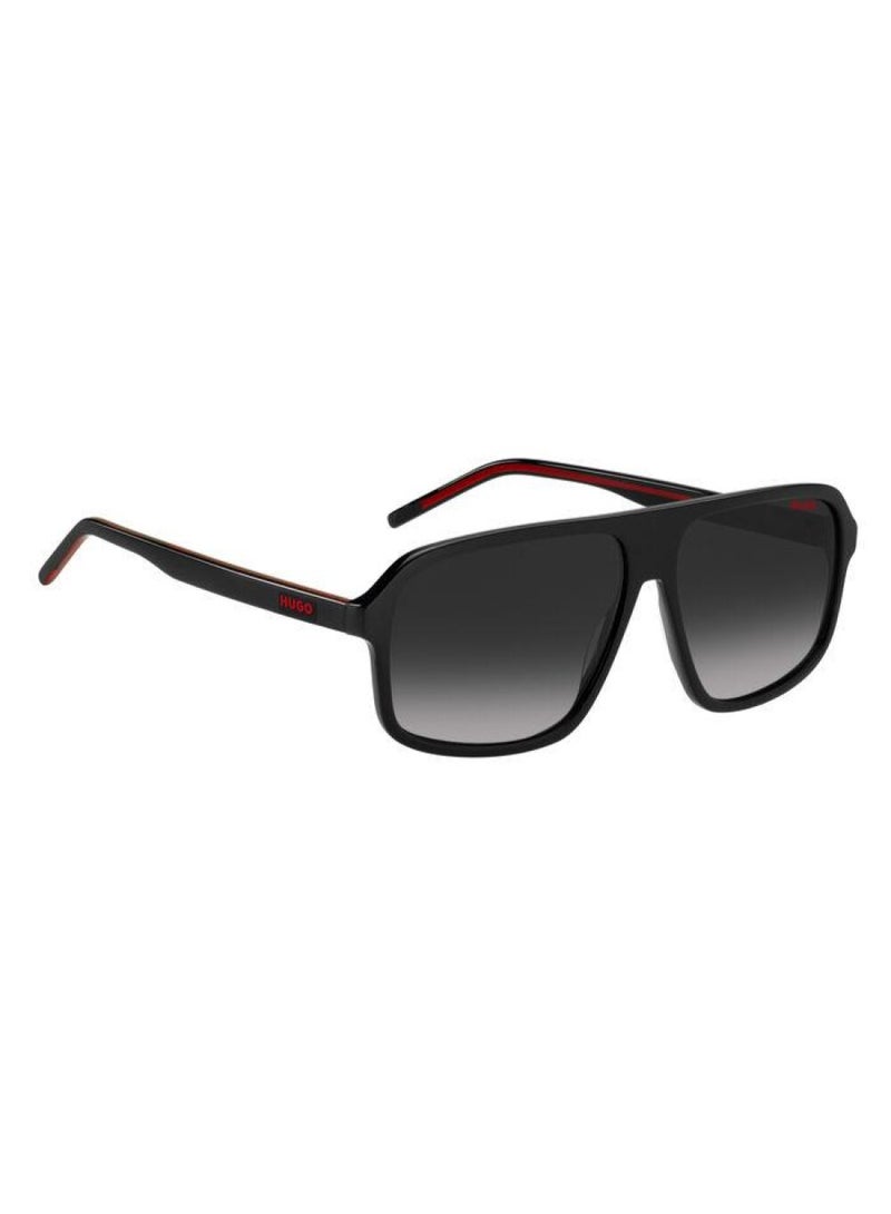 HUGO BOSS Hugo Boss HG 1195/S 807/9O Men’s Aviator Sunglasses – 60 mm Black Frame – UV400 Protection  - Image 2