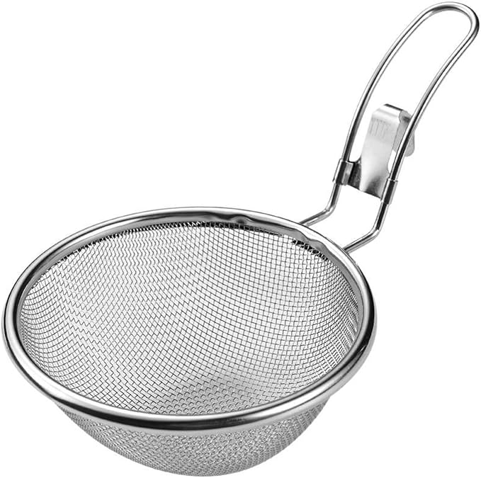 Large 304 Stainless Steel Fine Mesh Skimmer Spoon For Frying Soup Easy Maintenance - Image 1