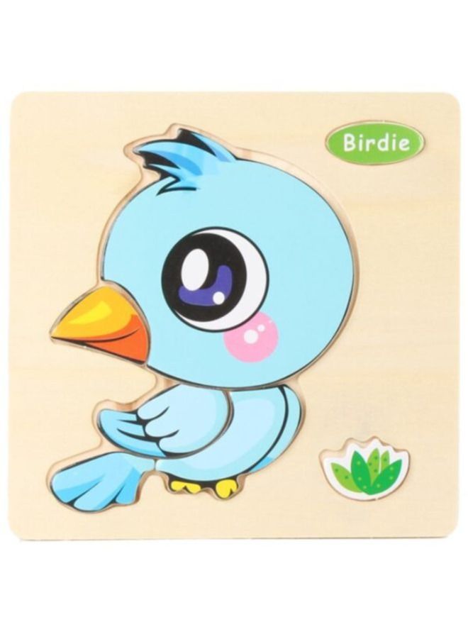 Wooden Puzzles for Kids Boys and Girls  Animals Set Birdie & Bee - Image 2