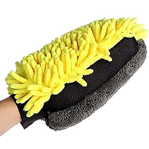 CAR SAAZ Waterproof Microfiber Glove – 2500 GSM | Dual Sided Car Cleaning Wash Mitt | High Absorbency, Deep Cleaning, Scratch-Free, Lint-Free | Washable & Reusable - Image 4