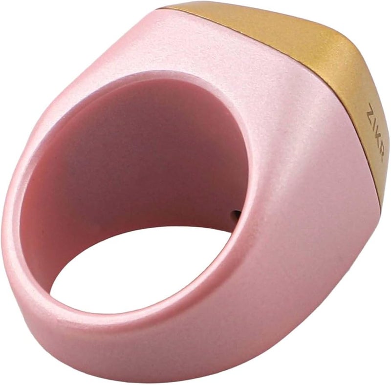 Smart Ring With Display Waterproof Digital Tasbih Counter Vibration Prayer Time Reminder 20mm Pink - Image 5