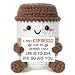 Sayregifty Positive Crochet Coffee Cup  Handmade Inspirational Get Well Soon Gifts for Women with Card Emotional After Surgery Healing Gift for Friends Stocking Stuffers Coffee Lover Present for WomenMen - Image 2