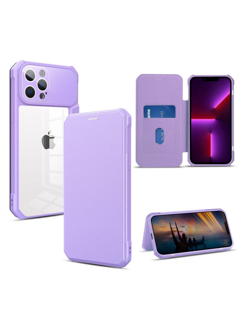 Suteni Flip Cover Magnetic Leather Card Slots Phone Case for iPhone - Image 2