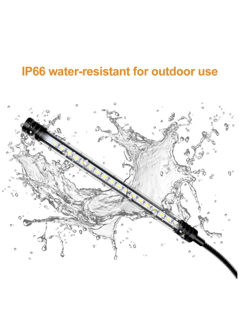 GUDOO USB Plant Grow Light Sunlight White Full Spectrum Lighting Angle Adjustable Desktop Clamp Growing Lamp for Indoor Plants 5 Dimmable Levels 4/8/12H Timer - Image 3