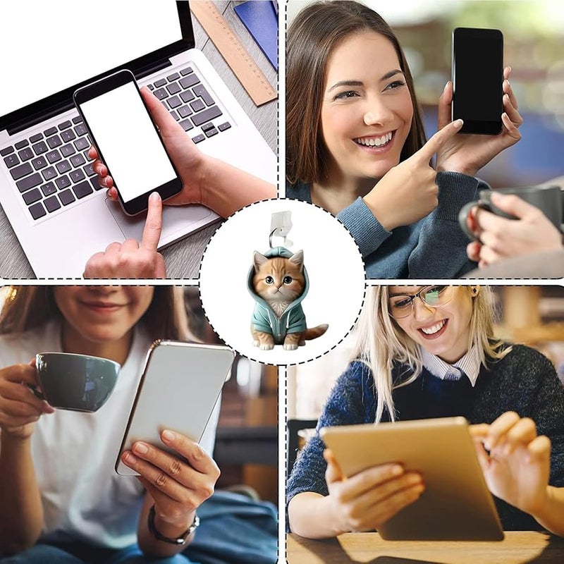 Green USB C Dust Plug Type C Charging Port Protector With Cat Charm - Image 3