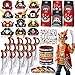SNLN Pirate Party Favors Supplies Pirate Swords Hats Goodie Bags Silicone Bracelet Tattoo Stickers Pirates Accessories Classroom Rewards for Kids Pirates Birthday Party Decorations Goodie Bag Fillers - Image 2