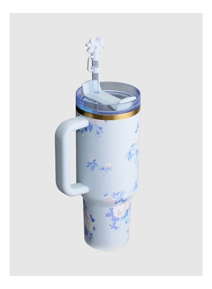 Stanley ستانلي × لوف شاك فانسّي كوانشر 40 أونصة، ورود متفتحة، مقدمة في عبوة أنيقة جاهزة للهدايا - Image 3