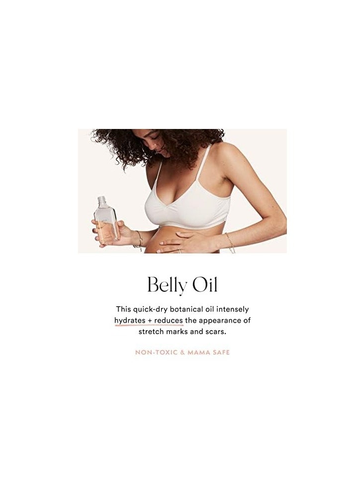 Hatch - HATCH Belly Oil - 6.6 oz Quick-Drying Belly Oil - Vegan & Plant Based Nutrient Rich - Supports Skin Throughout Pregnancy - Image 1