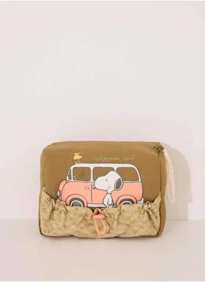 women'secret Medium Snoopy nylon vanity case