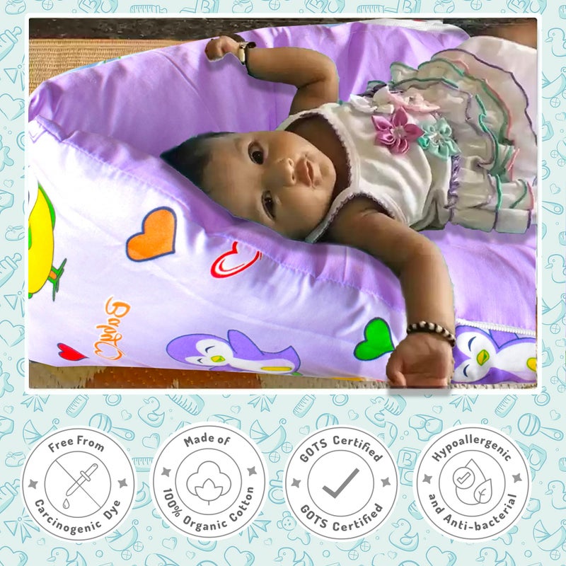 ParentsLap Gem Baby Sleeping Bag Cum Carrying Bag (Purple) - Image 5