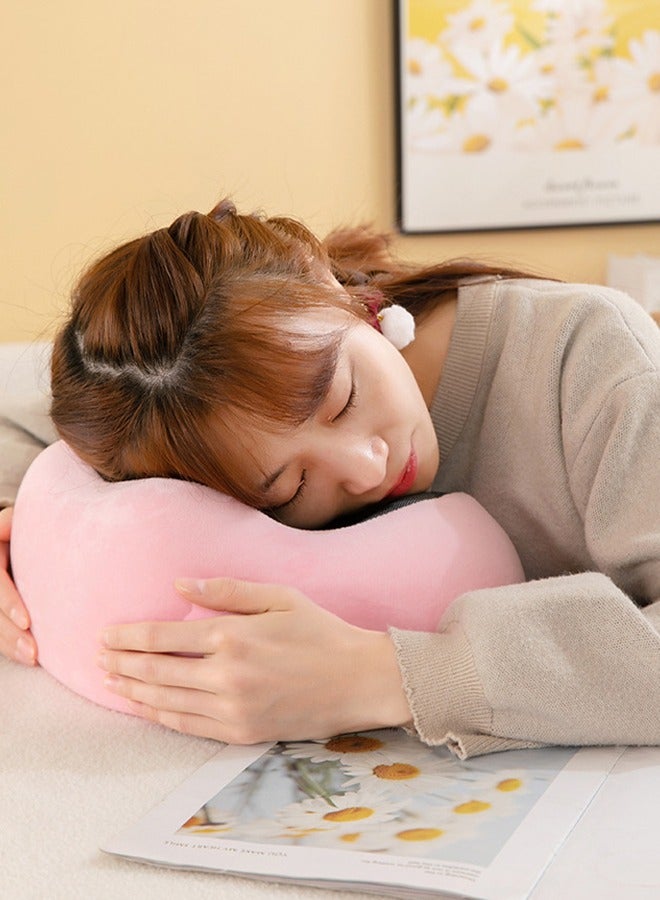 DUNISO Travel Neck Pillow，Portable Memory Foam Neck Pillow，U Shape Head Pillow with Storage Bag,360°Surround Support，Comfortable and Breathable，for  Airplane, Car, Train, Bus and Home Use - Image 2