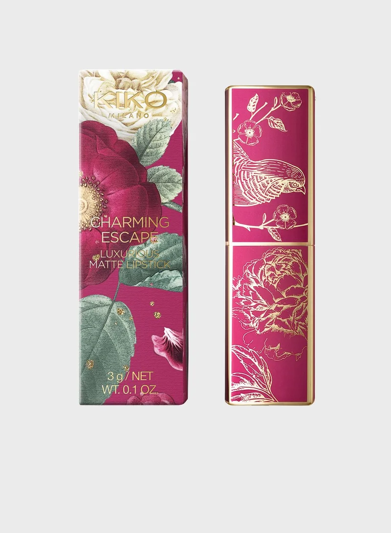 KIKO MILANO LUXURIOUS MATTE LIPSTICK Pinkish Lily