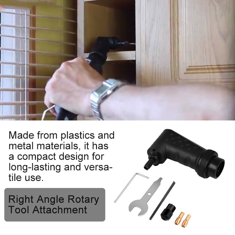 M19 Thread 575 90° Right Angle Rotary Tool Attachment Utility Auxiliary Accessories for Electrical Grinding Polishing Machine - Image 2