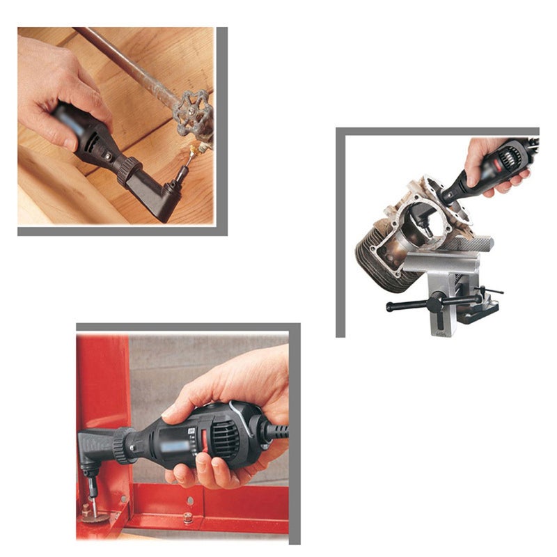 M19 Thread 575 90° Right Angle Rotary Tool Attachment Utility Auxiliary Accessories for Electrical Grinding Polishing Machine - Image 5