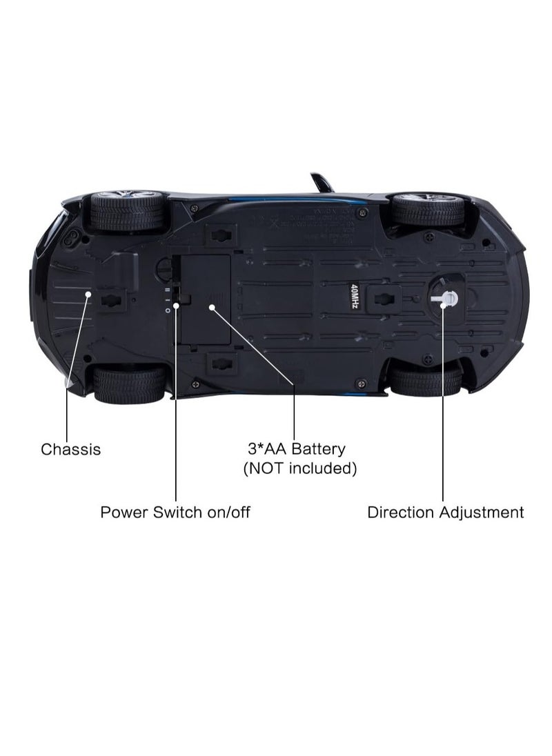 RASTAR - Remote Control Cars 1/14 Scale Officially Licensed RC Series BMW i8, Electric Sport Racing Hobby Toy Car With Open Door Model Vehicle for Boys and Girls Teens and Adults Gift - Matt Black - Image 1