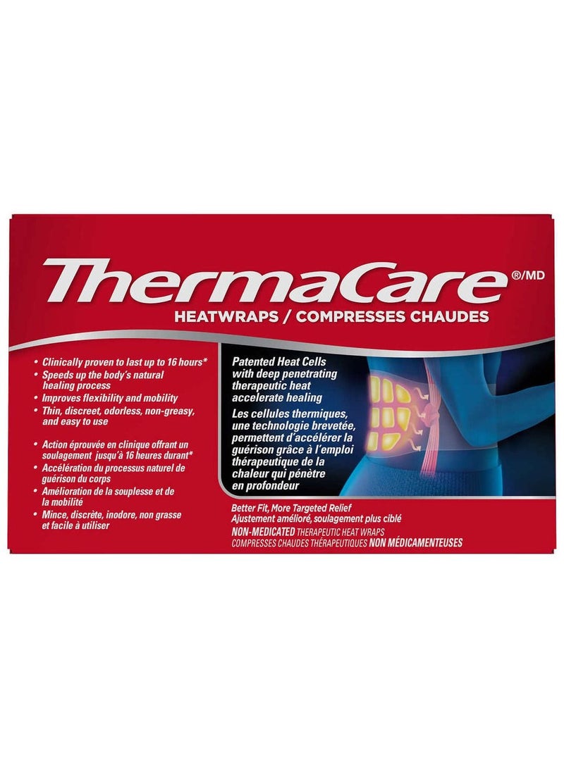 ThermaCare - Lower Back & Hip Pain Therapy Heatwraps S-XL Size 6 Count - Image 1