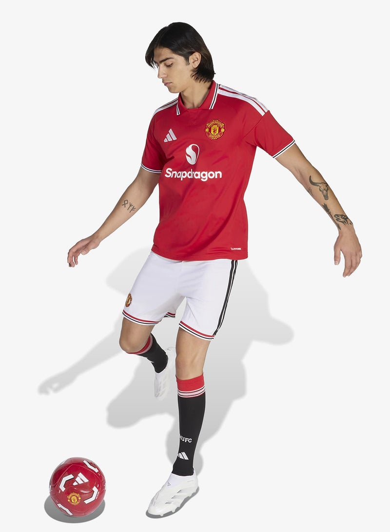 Adidas Manchester United Home Shorts - Image 3