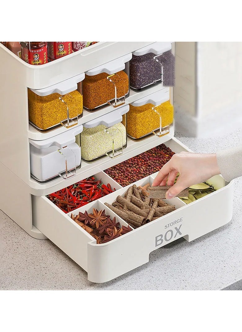 Kitchen Organizer Seasoning Box Storage Jar With Spoon Large Capacity Spice Container Set Dustproof Spice Rack - pzsku/ZD8EC56000CCEE15F466BZ/45/_/1731042696/6e1b808b-8013-41cc-9fce-36cde28be8aa