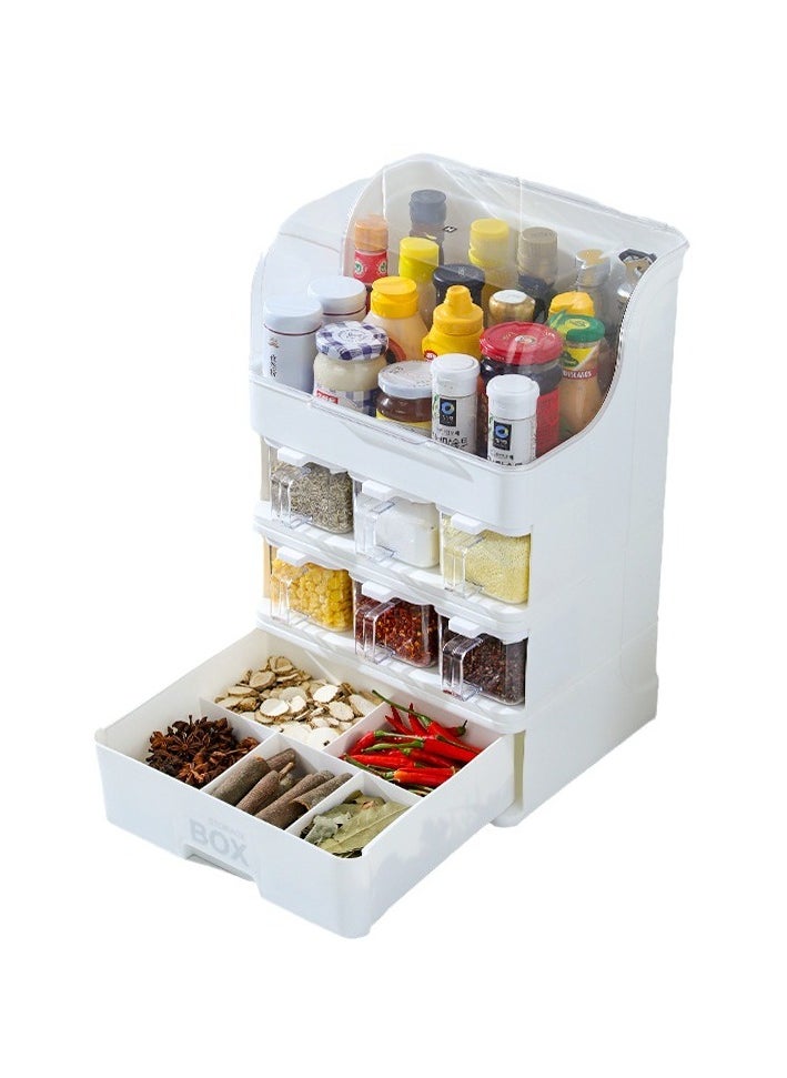 Kitchen Organizer Seasoning Box Storage Jar With Spoon Large Capacity Spice Container Set Dustproof Spice Rack - pzsku/ZD8EC56000CCEE15F466BZ/45/_/1731042696/9bedc9bd-e97b-4061-8740-2415076d5ad8