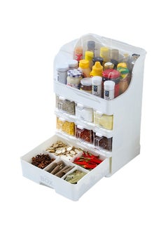 Generic Kitchen Organizer Seasoning Box Storage Jar With Spoon Large Capacity Spice Container Set Dustproof Spice Rack  - Image 2
