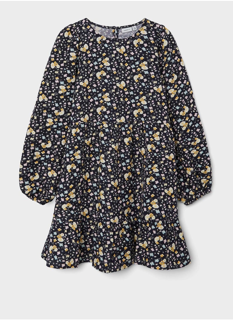 NAME IT - Kids Printed Dress - Image 1